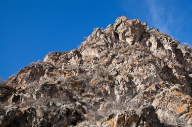 dağ Peyzaj taş. Taş, kayalık arazi.