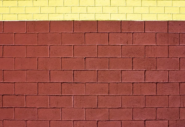 Texture brick wall Brown and Yellow — Stock Photo, Image