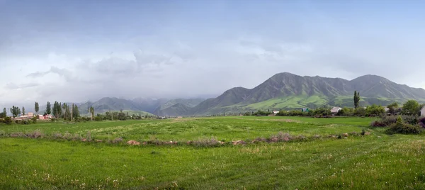 農村部の山のパノラマ風景 — ストック写真