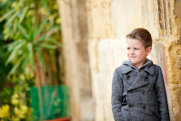Boy portrait outdoors — Stock Photo, Image