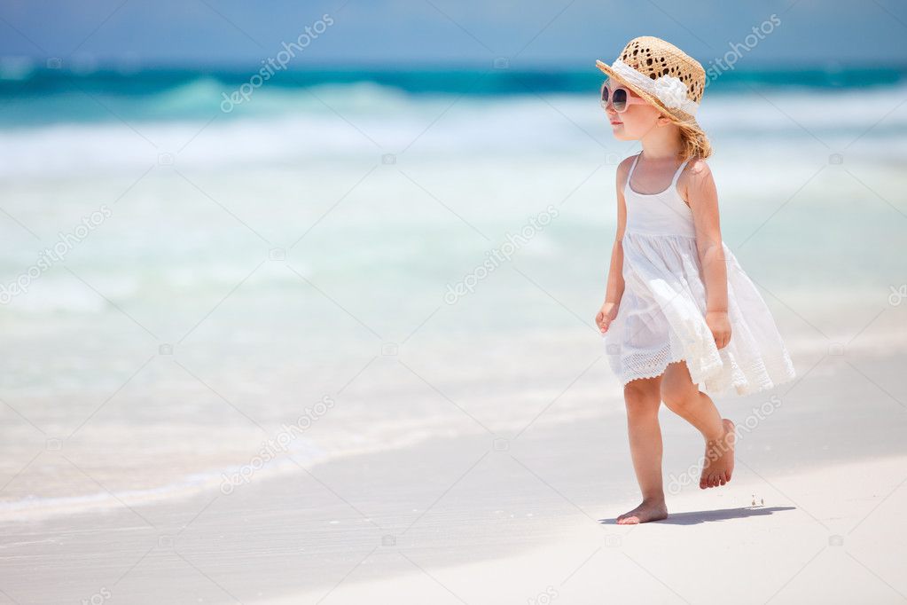 Little lady at beach