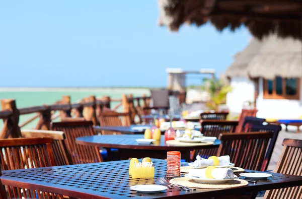 Restaurang vid havet — Stockfoto