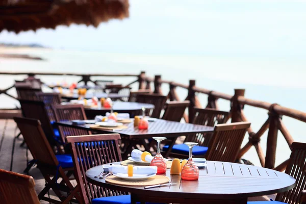 海辺のレストラン — ストック写真