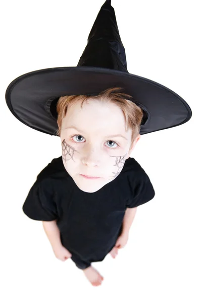 Junge im Halloween-Kostüm — Stockfoto