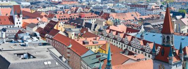 Munich panorama clipart