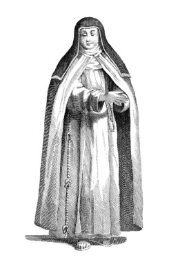 Capuchin Nun clipart