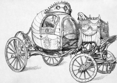 Death Head Carriage clipart