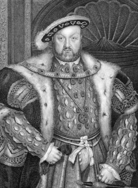 Henry VIII King of England clipart