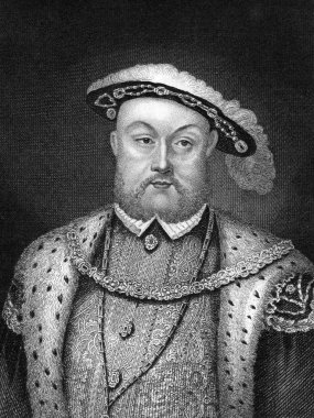 Henry VIII King of England clipart