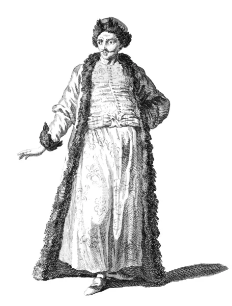 Costume of a gentleman of Wallachia — Stock Photo, Image