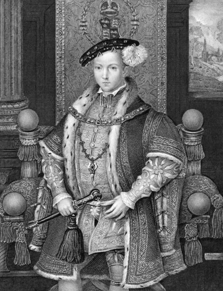 Eduardo VI Rei da Inglaterra — Fotografia de Stock