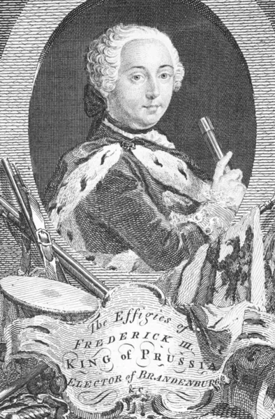 Frederico I Rei da Prússia — Fotografia de Stock