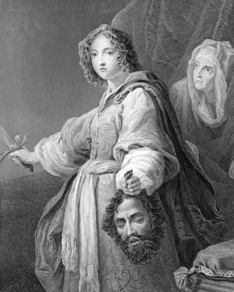 Judith med huvudet av holofernes — Stockfoto