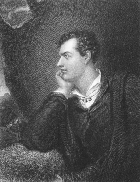 Lord Byron. — Foto de Stock