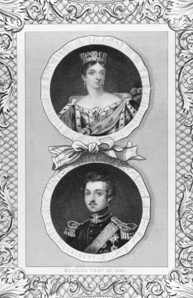 Reine Victoria et Prince Albert — Photo