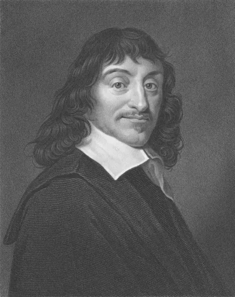 Rene Descartes â Fotografia de Stock
