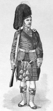 1894 Scottish Sergeant clipart