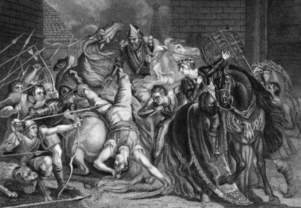William Walworth Lord maire de Londres Tuer Wat Tyler Photos De Stock Libres De Droits