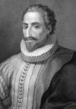 Miguel de Cervantes clipart