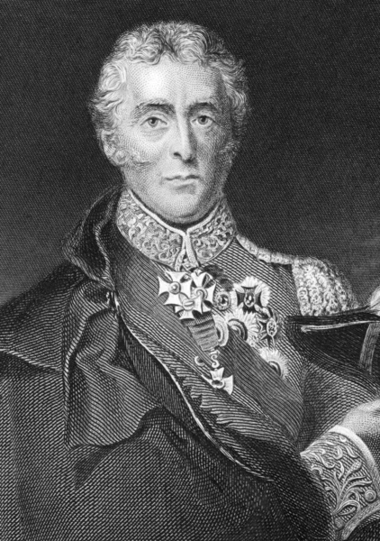 亚瑟 · 韦尔斯利第 1 惠灵顿公爵 — 图库照片