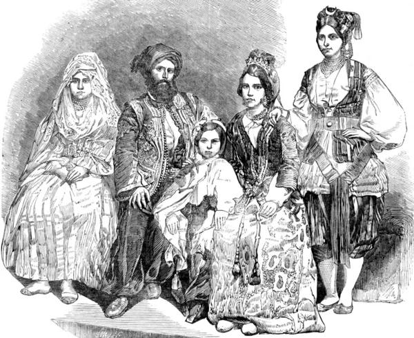 Οικογενειακά αλγερινό — Φωτογραφία Αρχείου