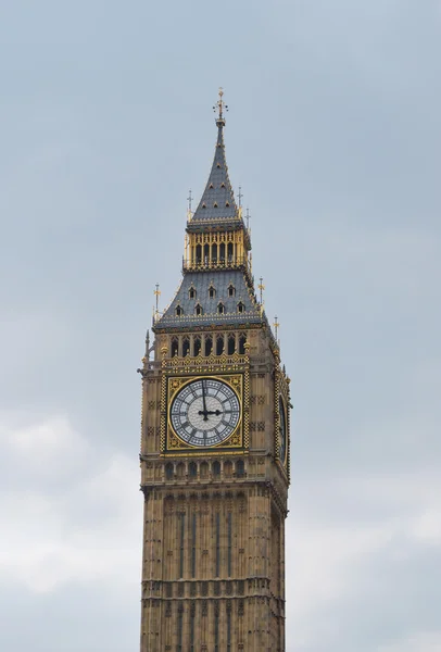La torre del Big Ben, seppia tonica . — Foto Stock