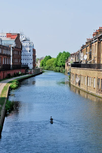Canal em Londres — Fotografia de Stock