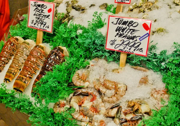 stock image Seafood market in Seattle