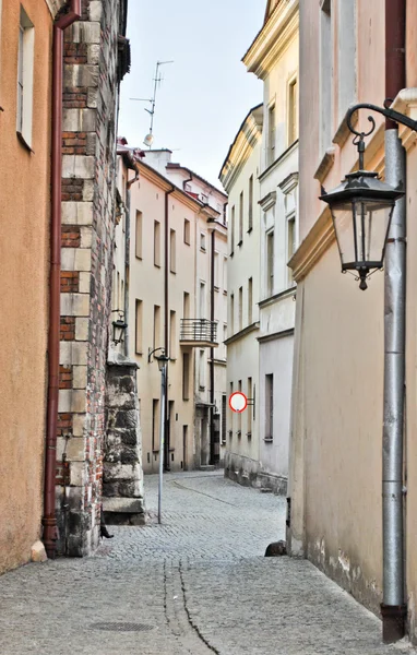 Narrow European street — Stock Photo, Image