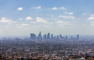 Los angeles şehir merkezinde, kuş bakışı