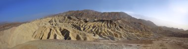 Zabriskie point panorama view clipart