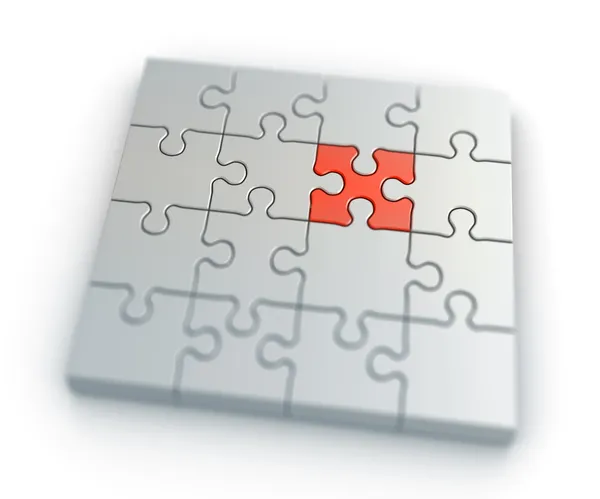 Puzzle verbunden — Stockfoto