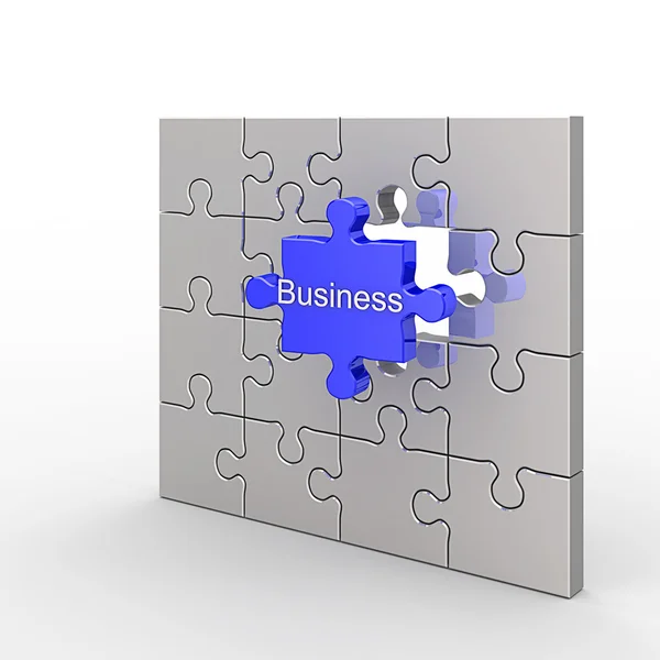 Puzzle de negocios — Foto de Stock