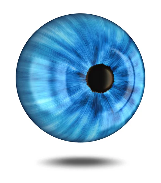 3D niebieski oko — Zdjęcie stockowe