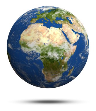 Africa and Europe clipart