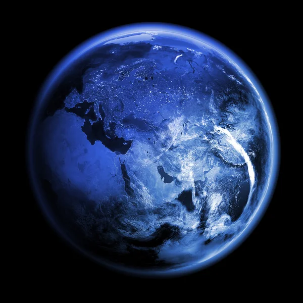 Planeta Země 3d vykreslení — Stock fotografie