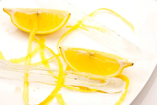 Limón en rodajas — Foto de Stock