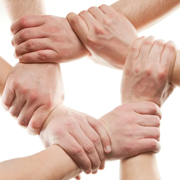 Hands that hold together — Stock Photo, Image