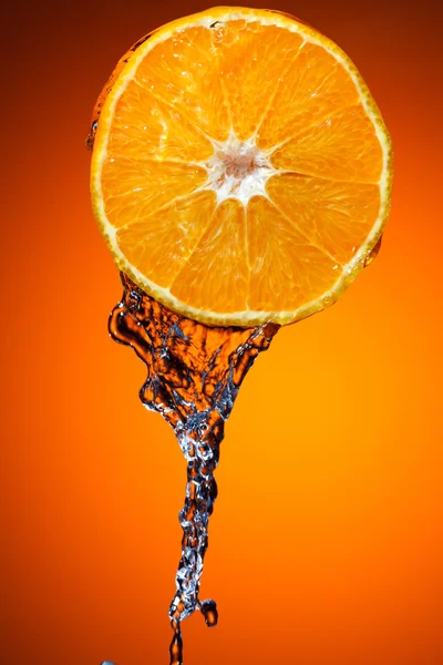Orange z wody — Zdjęcie stockowe