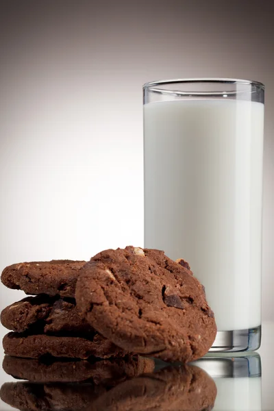 stock image Milk with cookies