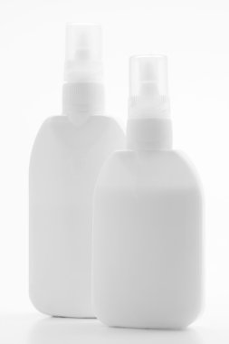 White containers of glue clipart