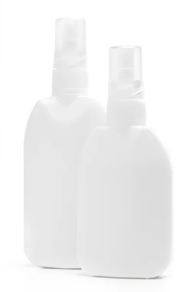 Weiße Behälter mit Klebstoff — Stockfoto