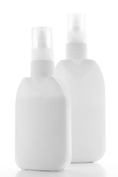 Weiße Behälter mit Klebstoff — Stockfoto