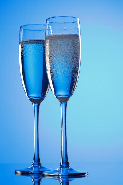Para fletów do szampana — Zdjęcie stockowe