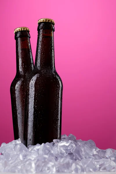 Dos botellas de cerveza — Foto de Stock
