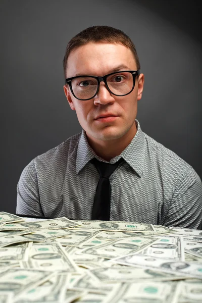 Man and money — Stock Photo, Image