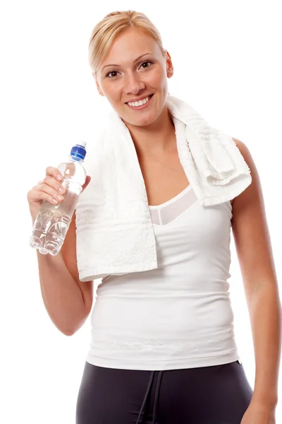 stock image Young woman after workout