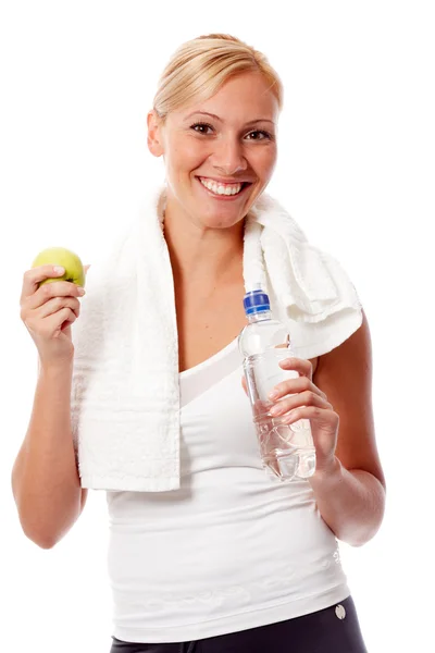 Young woman after workout — Stock Photo, Image