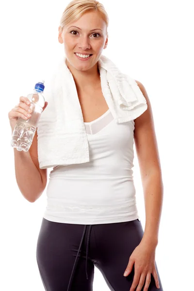 Young woman after workout Royalty Free Stock Images