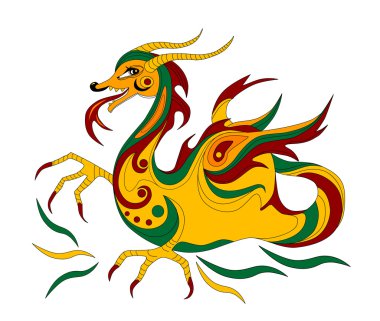 komik Çin ejderha takvim 2012 sembolüdür